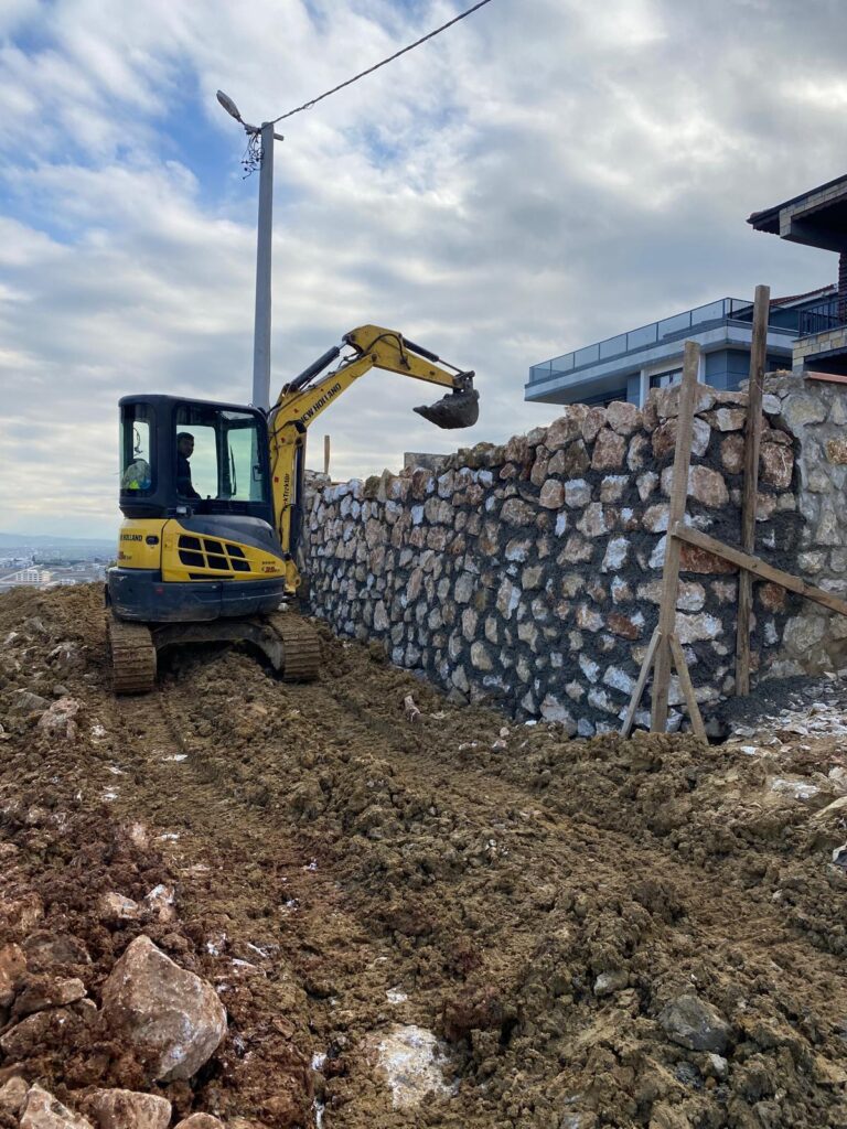 Yalova Taş Duvar Yapımı